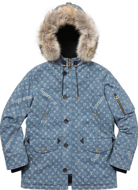 supreme louis vuitton collab prices|supreme x Louis Vuitton jacket.